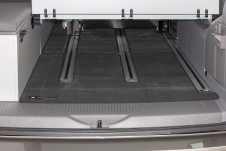 Luggage compartment carpet Floor - T6.1 Beach with 2-seater bench - Titanium Black - 100 708 624